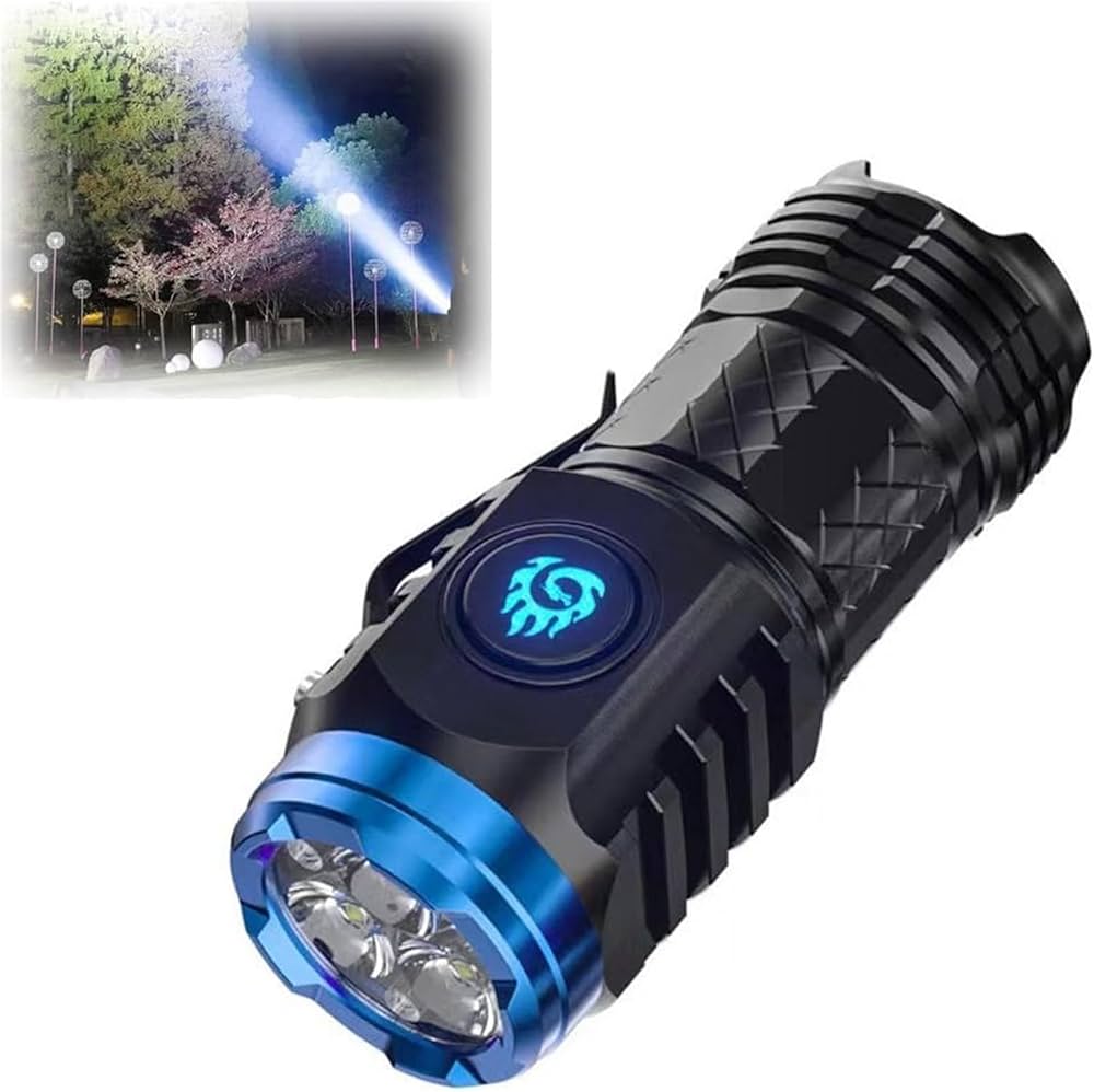 Three-Eyed Monster Mini Flash Super Power Flashlight